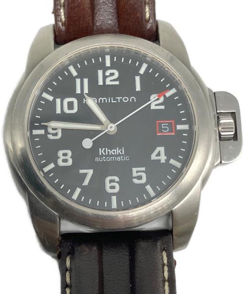 HAMILTON（ハミルトン）HAMILTON (ハミルトン) 腕時計 ブラックの古着・服飾アイテム