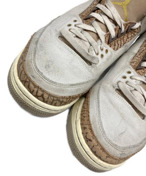 NIKE（ナイキ）NIKE (ナイキ) Air Jordan 3 Retro（エアジョーダン3 レトロ） ベージュ サイズ:US 10の古着・服飾アイテム