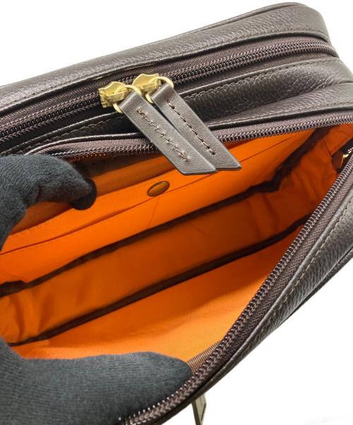 CASTELBAJAC（カステルバジャック）CASTELBAJAC (カステルバジャック) セカンドバッグ ブラウンの古着・服飾アイテム