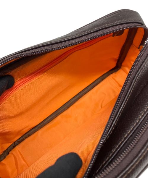 CASTELBAJAC（カステルバジャック）CASTELBAJAC (カステルバジャック) セカンドバッグ ブラウンの古着・服飾アイテム