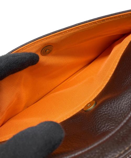 CASTELBAJAC（カステルバジャック）CASTELBAJAC (カステルバジャック) セカンドバッグ ブラウンの古着・服飾アイテム