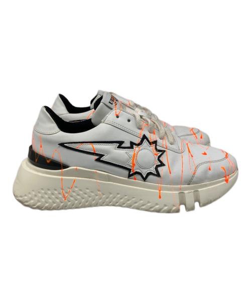 URBAN SUN（アーバンサン）URBAN SUN (アーバンサン) ローカットスニーカー ホワイト サイズ:41（26.0～26.5cm）の古着・服飾アイテム