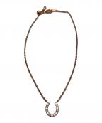 不明不明）の古着「ホースシューブレスレット」｜ピンクゴールド