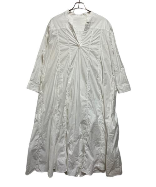 FRAMeWORK（フレームワーク）FRAMeWORK (フレームワーク) パネルワンピース ホワイト サイズ:SIZE 38の古着・服飾アイテム