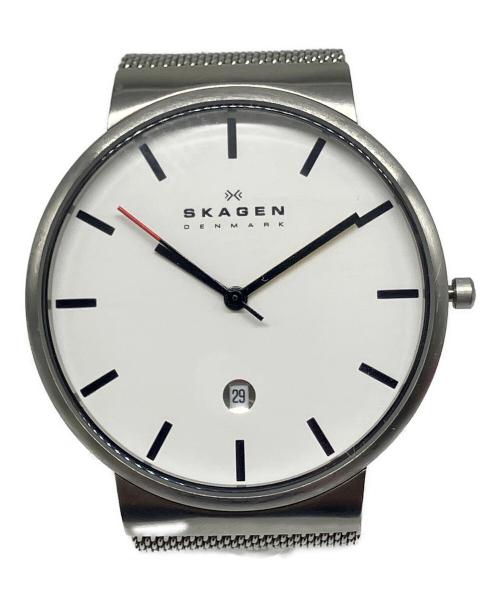 SKAGEN（スカーゲン）SKAGEN (スカーゲン) 腕時計 ホワイトの古着・服飾アイテム