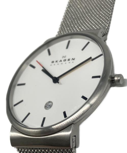 SKAGEN（スカーゲン）SKAGEN (スカーゲン) 腕時計 ホワイトの古着・服飾アイテム