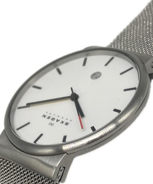 SKAGEN（スカーゲン）SKAGEN (スカーゲン) 腕時計 ホワイトの古着・服飾アイテム