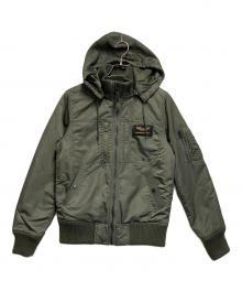 ALPHAINDUSTRIES（アルファインダストリーズ）の古着「フライトジャケット」｜カーキ