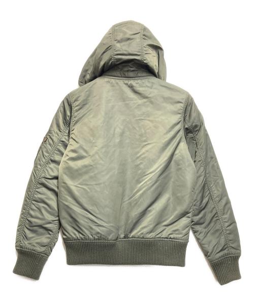ALPHAINDUSTRIES（アルファインダストリーズ）ALPHAINDUSTRIES (アルファインダストリーズ) フライトジャケット カーキ サイズ:SIZE Mの古着・服飾アイテム