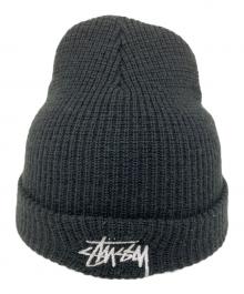 stussy（ステューシー）の古着「ニット帽」｜ブラック