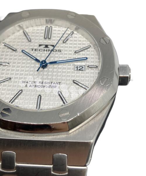 TECHNOS（テクノス）TECHNOS (テクノス) 腕時計 ホワイトの古着・服飾アイテム
