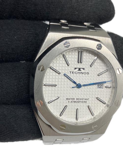 TECHNOS（テクノス）TECHNOS (テクノス) 腕時計 ホワイトの古着・服飾アイテム