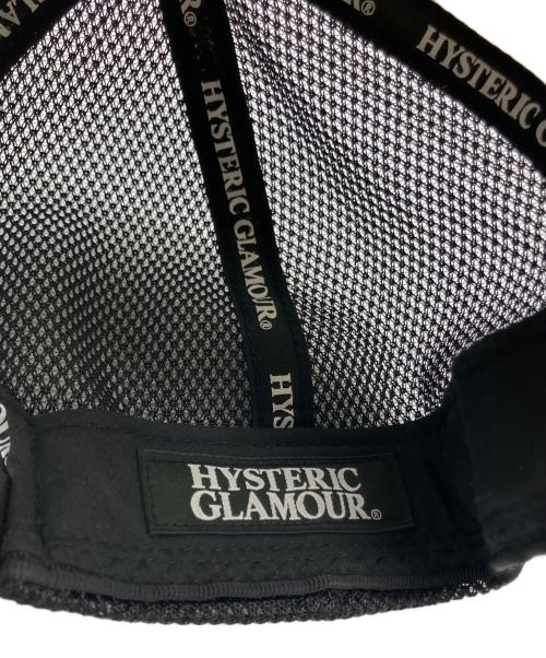 Hysteric Glamour（ヒステリックグラマー）Hysteric Glamour (ヒステリックグラマー) STAR EVIL メッシュキャップ ブラック×ホワイト サイズ:FREEの古着・服飾アイテム