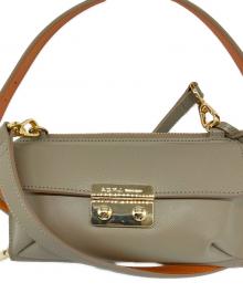 A.D.M.J.（エーディーエムジェイ）の古着「ウォレットショルダーバッグ」｜グレージュ