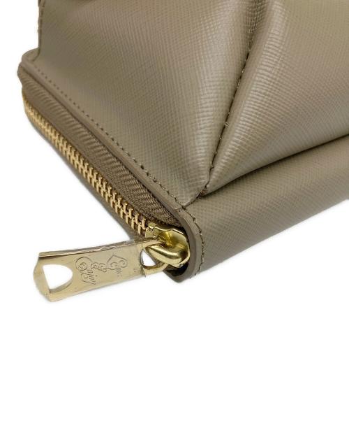 A.D.M.J.（エーディーエムジェイ）A.D.M.J. (エーディーエムジェイ) ウォレットショルダーバッグ グレージュの古着・服飾アイテム