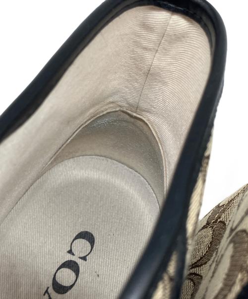 COACH（コーチ）COACH (コーチ) STAR WARS (スターウォーズ) シグネチャートライロゴスニーカー ベージュ×ホワイト サイズ:US 8.5Dの古着・服飾アイテム