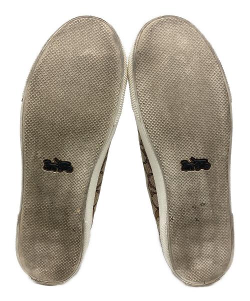 COACH（コーチ）COACH (コーチ) STAR WARS (スターウォーズ) シグネチャートライロゴスニーカー ベージュ×ホワイト サイズ:US 8.5Dの古着・服飾アイテム