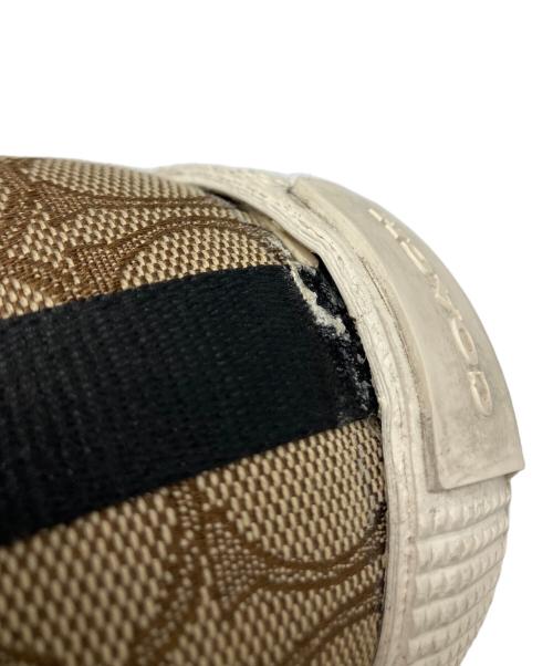 COACH（コーチ）COACH (コーチ) STAR WARS (スターウォーズ) シグネチャートライロゴスニーカー ベージュ×ホワイト サイズ:US 8.5Dの古着・服飾アイテム