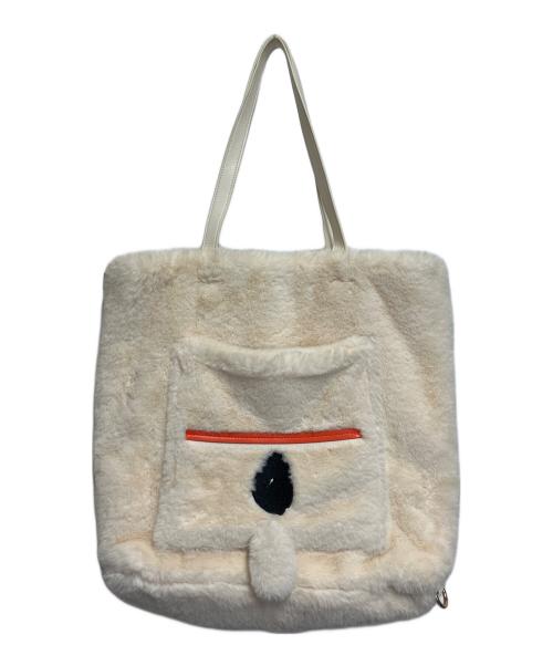 ROOTOTE（ルートート）ROOTOTE (ルートート) トートバッグ ホワイト×ブラックの古着・服飾アイテム