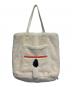 ROOTOTE (ルートート) トートバッグ ホワイト×ブラック：4000円