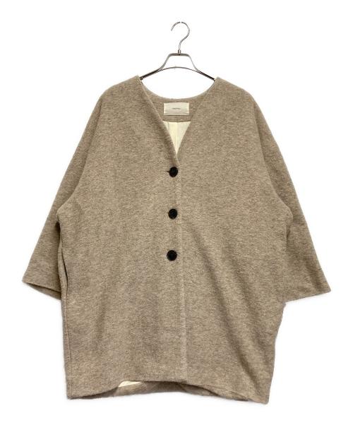 TODAYFUL（トゥデイフル）TODAYFUL (トゥデイフル) Wool Cocoon Coat（ウールコクーンコート） ベージュ サイズ:38の古着・服飾アイテム