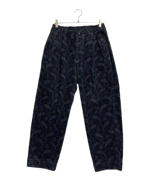 KEBOZ（ケボズ）KEBOZ (ケボズ) コーデュロイパンツ ネイビー×ブルー サイズ:LARGEの古着・服飾アイテム