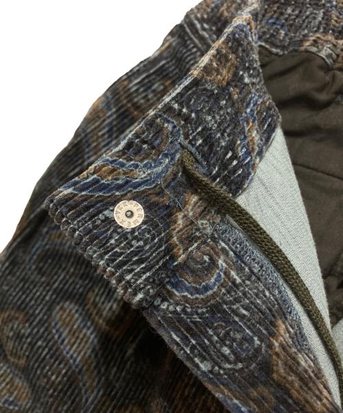 KEBOZ（ケボズ）KEBOZ (ケボズ) コーデュロイパンツ ネイビー×ブルー サイズ:LARGEの古着・服飾アイテム