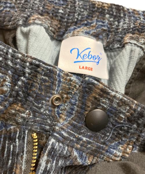 KEBOZ（ケボズ）KEBOZ (ケボズ) コーデュロイパンツ ネイビー×ブルー サイズ:LARGEの古着・服飾アイテム