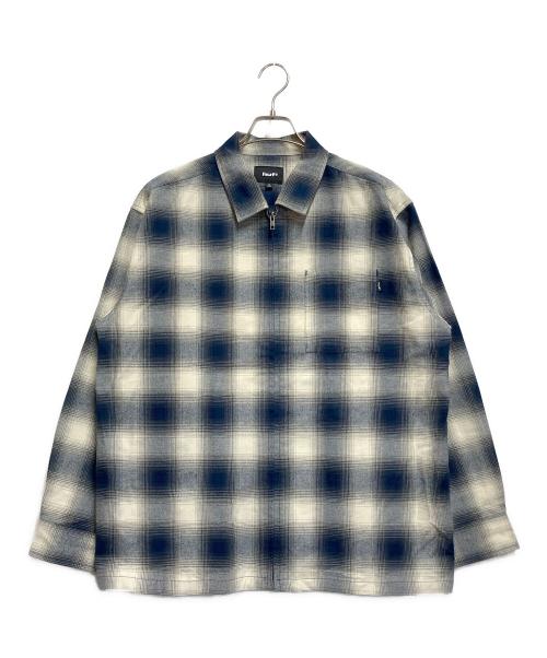 HUF（ハフ）HUF (ハフ) ジャケット ブルー×ホワイト サイズ:Lの古着・服飾アイテム