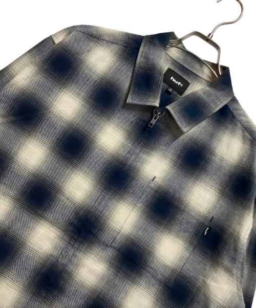 HUF（ハフ）HUF (ハフ) ジャケット ブルー×ホワイト サイズ:Lの古着・服飾アイテム