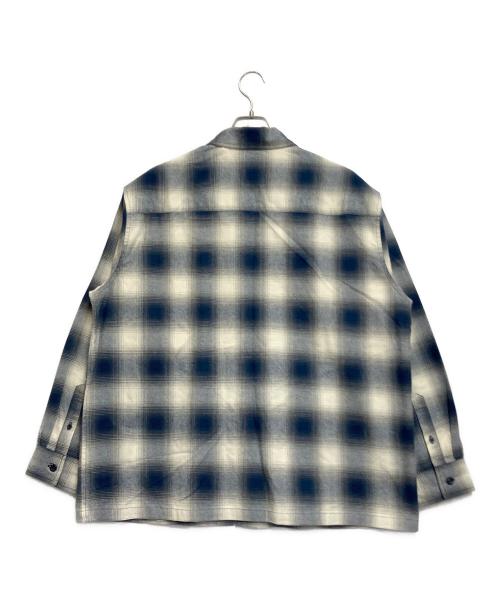 HUF（ハフ）HUF (ハフ) ジャケット ブルー×ホワイト サイズ:Lの古着・服飾アイテム