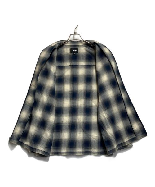 HUF（ハフ）HUF (ハフ) ジャケット ブルー×ホワイト サイズ:Lの古着・服飾アイテム