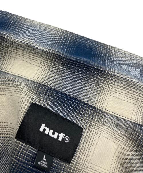 HUF（ハフ）HUF (ハフ) ジャケット ブルー×ホワイト サイズ:Lの古着・服飾アイテム