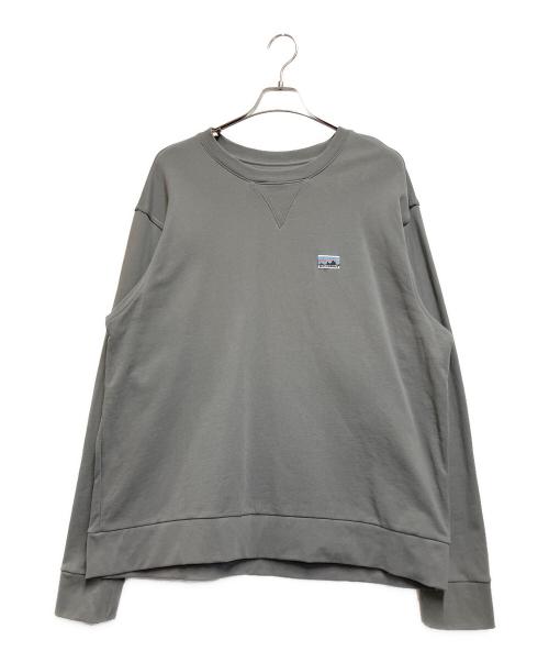 Patagonia（パタゴニア）Patagonia (パタゴニア) DAILY CREWNECK SWEATSHIRT グレー サイズ:Lの古着・服飾アイテム