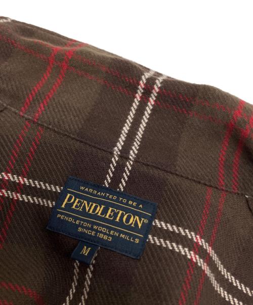 PENDLETON（ペンドルトン）PENDLETON (ペンドルトン) CPOジャケット ブラウン サイズ:Mの古着・服飾アイテム