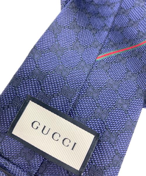 GUCCI（グッチ）GUCCI (グッチ) ネクタイ ネイビー サイズ:不明の古着・服飾アイテム