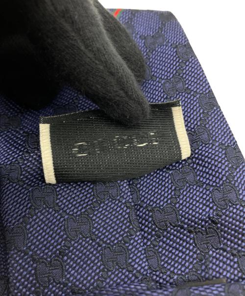 GUCCI（グッチ）GUCCI (グッチ) ネクタイ ネイビー サイズ:不明の古着・服飾アイテム