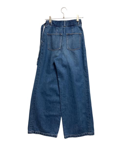 MIESROHE（ミースロエ）MIESROHE (ミースロエ) グルカデザイン オーガニック デニムパンツ ブルーの古着・服飾アイテム