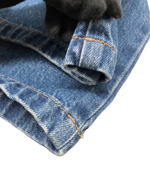 MIESROHE（ミースロエ）MIESROHE (ミースロエ) グルカデザイン オーガニック デニムパンツ ブルーの古着・服飾アイテム