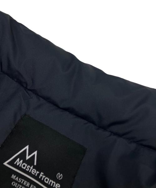 MASTER FRAME（マスターフレーム）MASTER FRAME (マスターフレーム) スタンドカラージップアップダウンジャケット ネイビー サイズ:4の古着・服飾アイテム