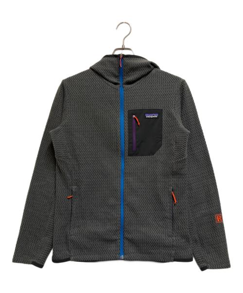 Patagonia（パタゴニア）Patagonia (パタゴニア) R1エア・フルジップ・フーディ グレー サイズ:Sの古着・服飾アイテム