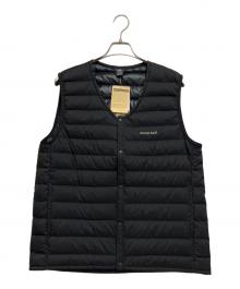 mont-bell（モンベル）の古着「スペリオダウン Vネックベスト」｜ブラック