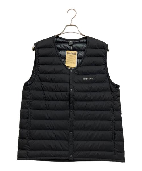 mont-bell（モンベル）mont-bell (モンベル) スペリオダウン Vネックベスト ブラック サイズ:L 未使用品の古着・服飾アイテム