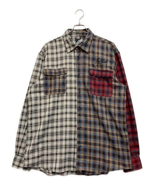 LEFLAH（レフラー）LEFLAH (レフラー) ボタンシャツ マルチカラー サイズ:XLの古着・服飾アイテム