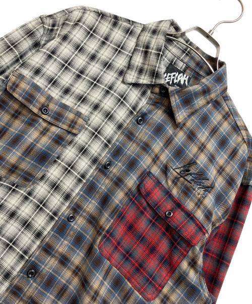 LEFLAH（レフラー）LEFLAH (レフラー) ボタンシャツ マルチカラー サイズ:XLの古着・服飾アイテム