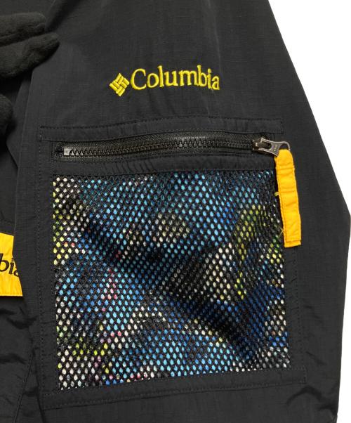 Columbia（コロンビア）Columbia (コロンビア) Wolf Road Anorak（ウルフロードアノラック） ブラック×イエロー サイズ:XLの古着・服飾アイテム