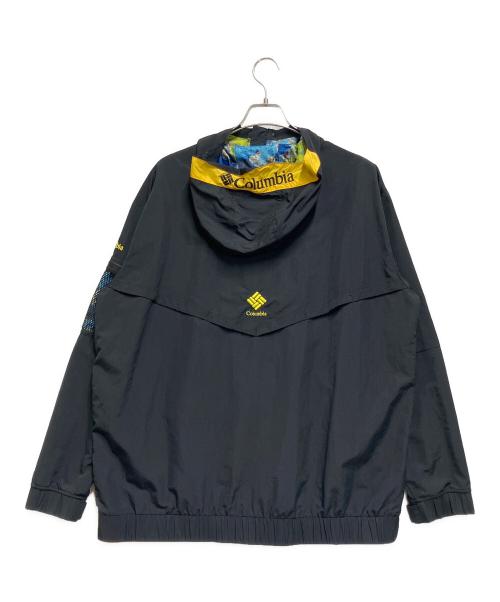 Columbia（コロンビア）Columbia (コロンビア) Wolf Road Anorak（ウルフロードアノラック） ブラック×イエロー サイズ:XLの古着・服飾アイテム