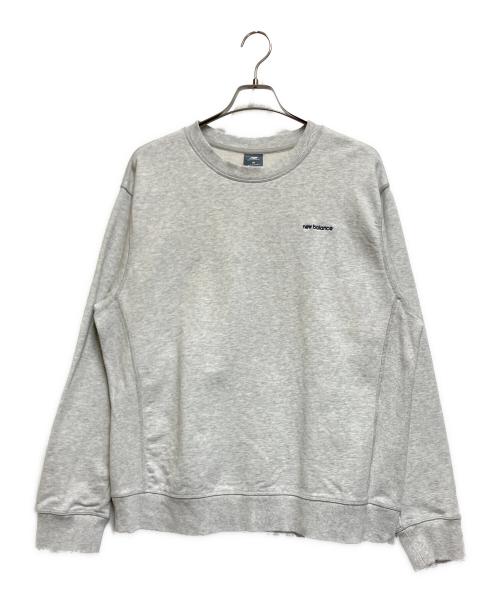 NEW BALANCE（ニューバランス）NEW BALANCE (ニューバランス) グランパアイコンクルー ライトグレー サイズ:Mの古着・服飾アイテム