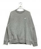 NIKEナイキ）の古着「フリース クルーネック スウェットシャツ」｜ライトグレー