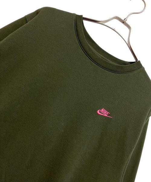 NIKE（ナイキ）NIKE (ナイキ) 裏起毛クルースウェット カーキ サイズ:XXLの古着・服飾アイテム